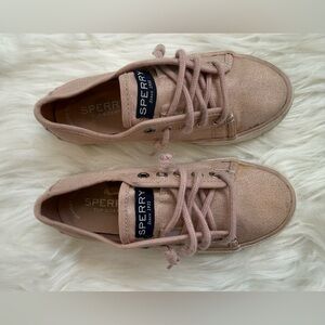 Sperry Seacoast Light Pink Canvas Shoes